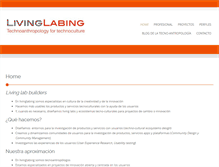Tablet Screenshot of livinglabing.com